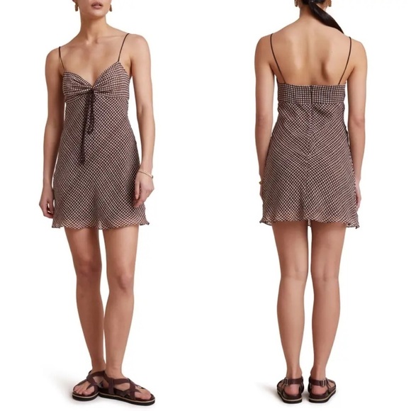 Bec & Bridge Sherry Printed Silk Mini Dress Size US 10 - Picture 1 of 7